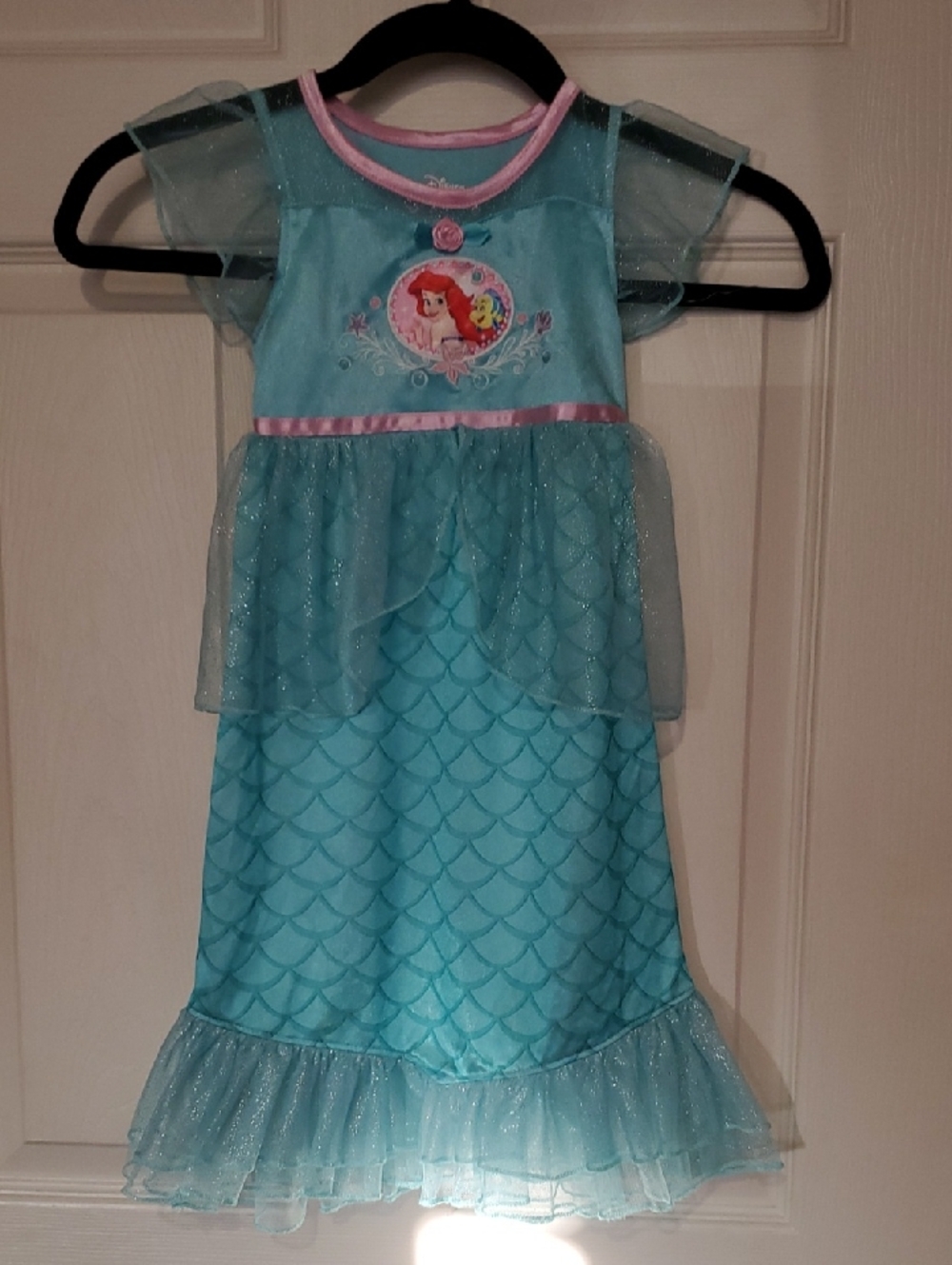 Disney Teal and Pink Ariel Mermaid Dress Nightgown